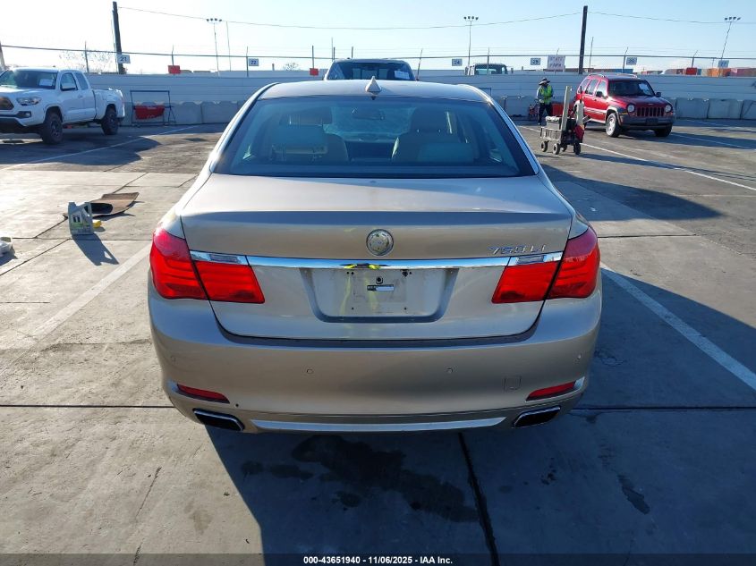 2009 BMW 750Li VIN: WBAKB83569CY61491 Lot: 43651940