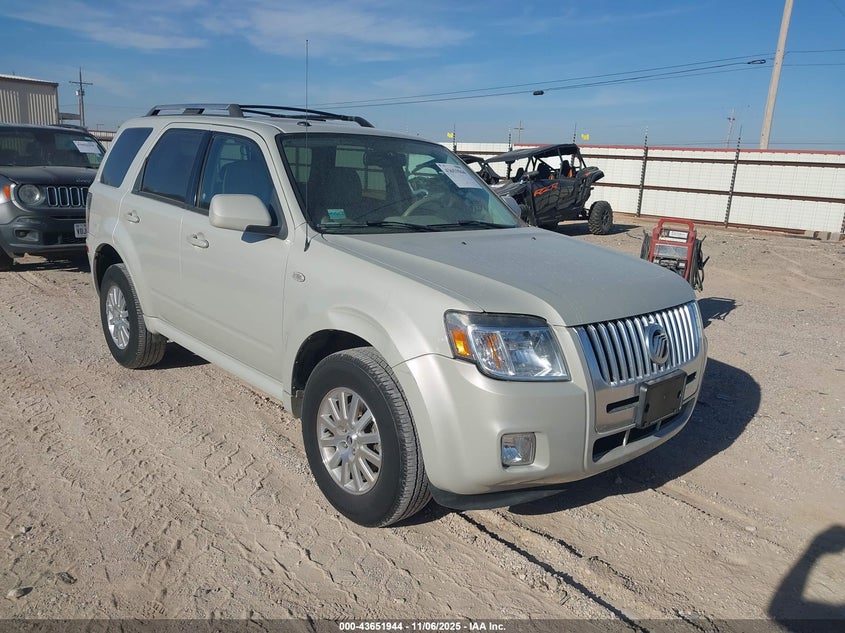 2009 Mercury Mariner Premier beige suv gasoline 4M2CU87769KJ12378 photo #1