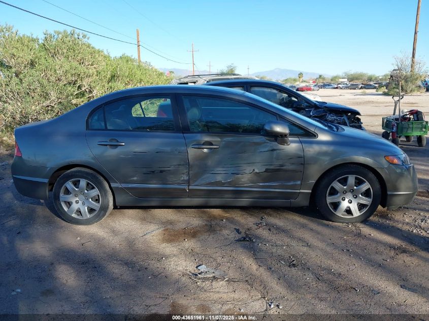 2007 Honda Civic Lx VIN: 1HGFA16567L130326 Lot: 43651961