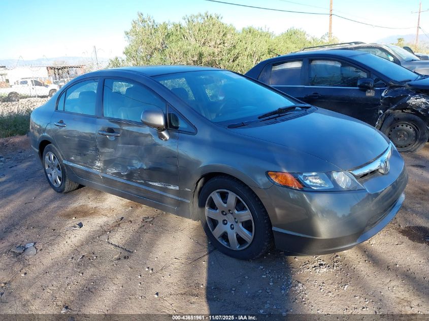 2007 Honda Civic Lx VIN: 1HGFA16567L130326 Lot: 43651961