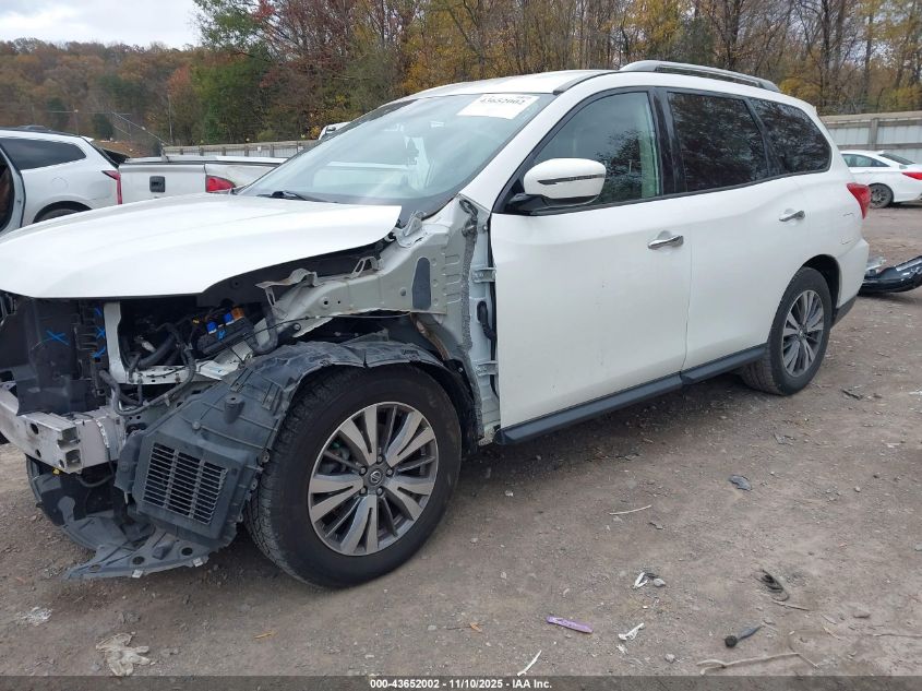 2019 Nissan Pathfinder Sv VIN: 5N1DR2MN7KC622634 Lot: 43652002
