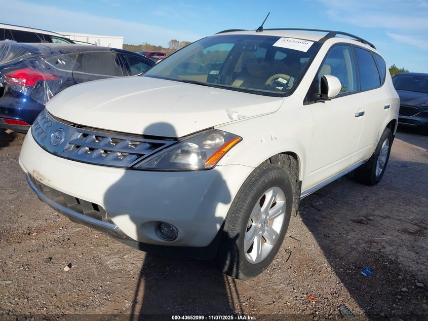 JN8AZ08W46W543655 2006 NISSAN MURANO photo no. 2