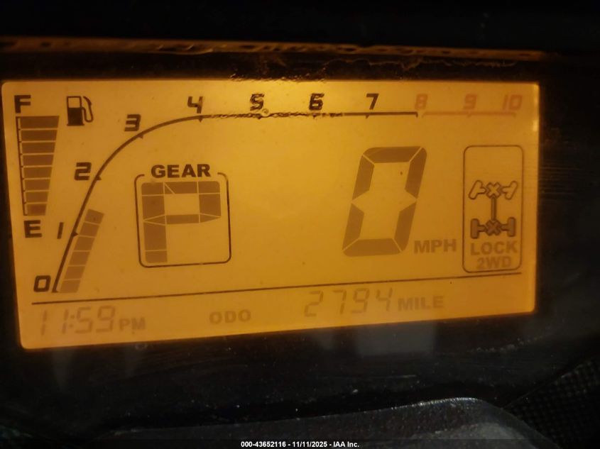 2016 Honda Sxs1000 M5 VIN: 1HFVE0425G4001186 Lot: 43652116