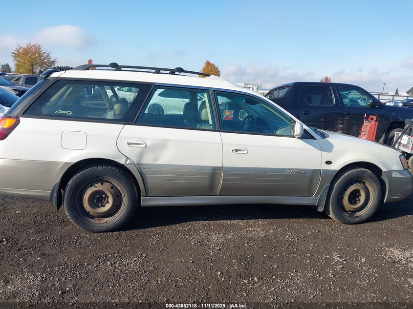 2002 Subaru Outback H6-3.0 L.l. Bean Edition VIN: 4S3BH806227645943 Lot: 43652118