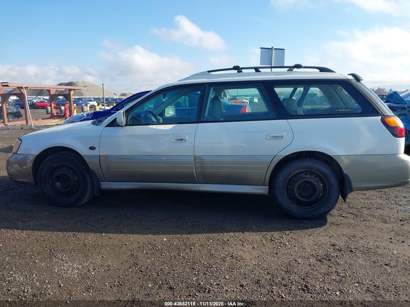 2002 Subaru Outback H6-3.0 L.l. Bean Edition VIN: 4S3BH806227645943 Lot: 43652118