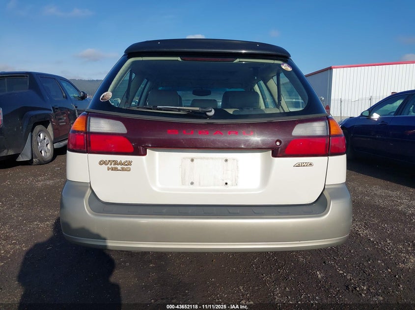 2002 Subaru Outback H6-3.0 L.l. Bean Edition VIN: 4S3BH806227645943 Lot: 43652118