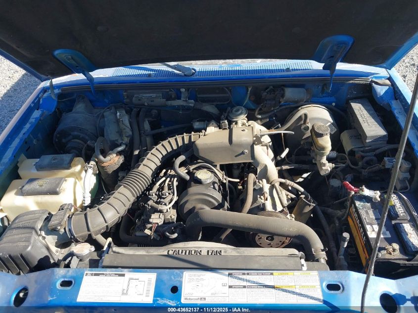 1998 Ford Ranger Splash/Xl/Xlt VIN: 1FTYR10C6WPA02232 Lot: 43652137