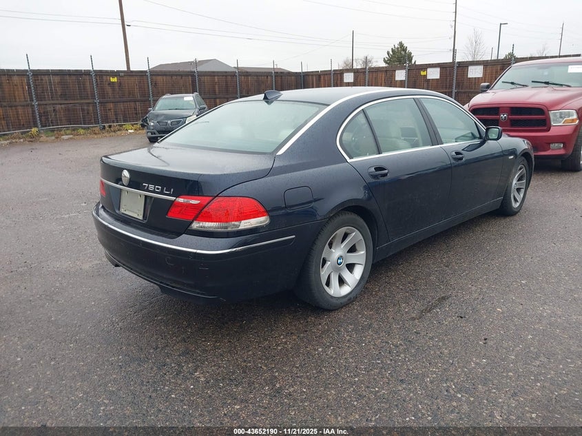 WBAHN83516DT31842 2006 BMW 7ER photo no. 4