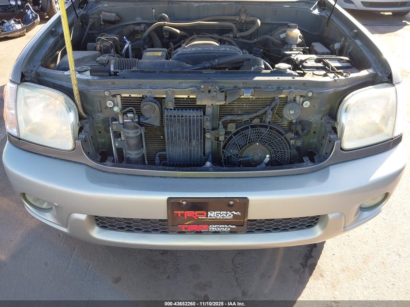 2003 Toyota Sequoia Sr5 V8 VIN: 5TDZT34A83S191770 Lot: 43652260