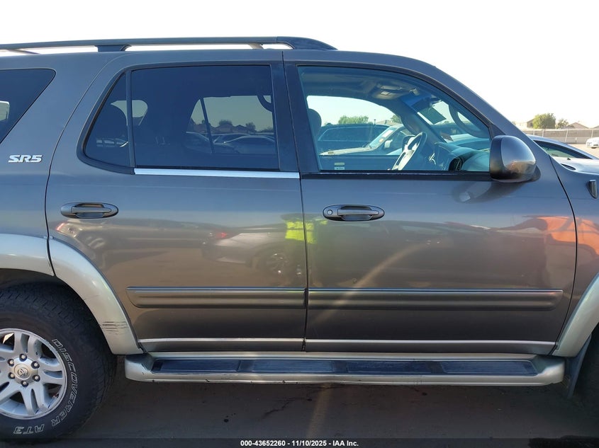 2003 Toyota Sequoia Sr5 V8 VIN: 5TDZT34A83S191770 Lot: 43652260