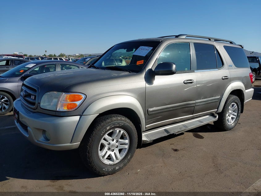 2003 Toyota Sequoia Sr5 V8 VIN: 5TDZT34A83S191770 Lot: 43652260