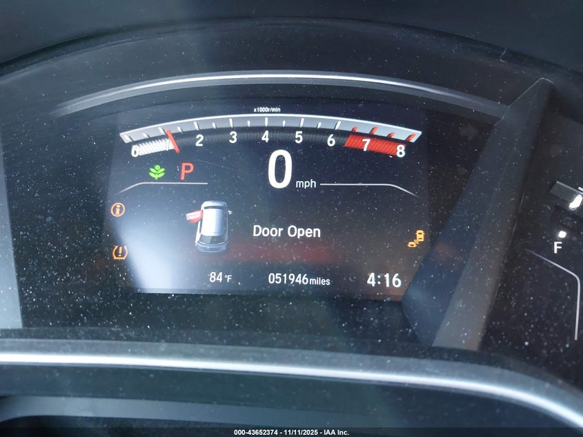 2019 Honda Cr-V Ex-L VIN: 5J6RW1H84KA041051 Lot: 43652374