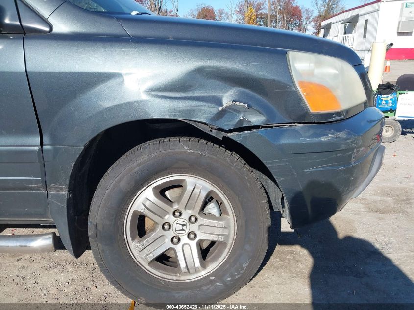 2005 Honda Pilot Ex-L VIN: 2HKYF18615H557753 Lot: 43652428