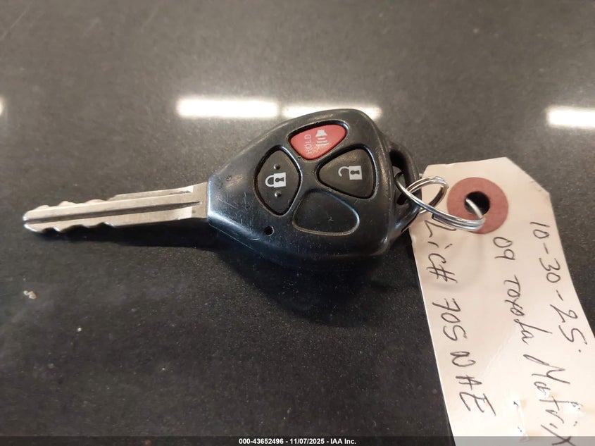 2009 Toyota Matrix S VIN: 2T1LE40E69C010181 Lot: 43652496