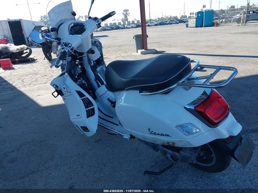 2023 VESPA GTS/SEI GIORNI 278 CC(VIN: ZAPMD39M0P5100365