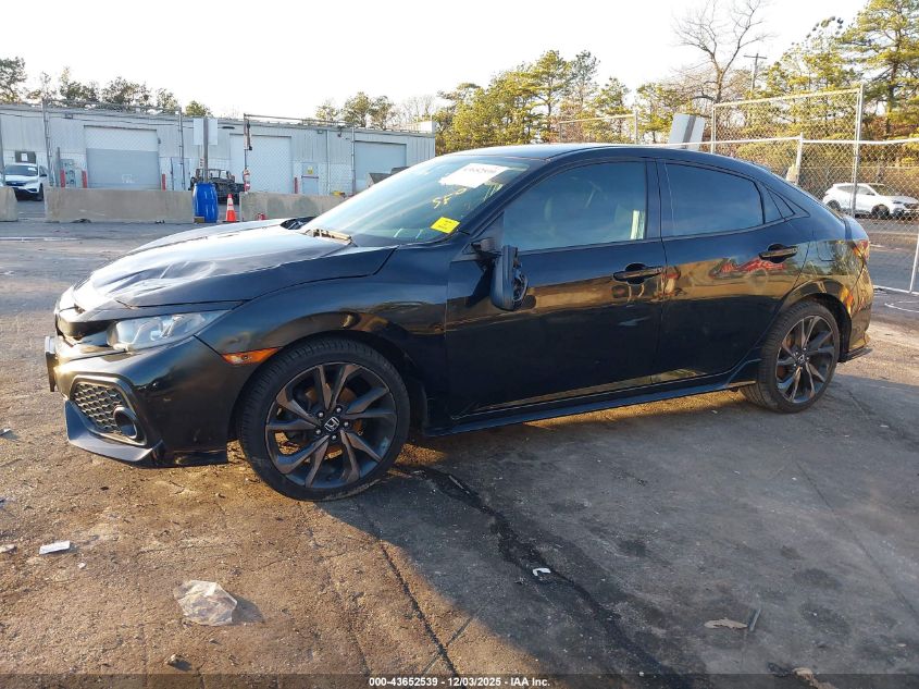 2018 Honda Civic Sport VIN: SHHFK7H42JU412751 Lot: 43652539