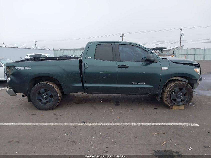 2008 Toyota Tundra Sr5 5.7L V8 VIN: 5TFBV54188X060265 Lot: 43652582