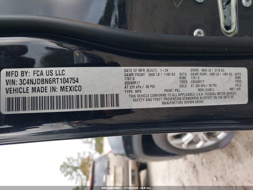 3C4NJDBN6RT104754 2024 JEEP COMPASS photo no. 9
