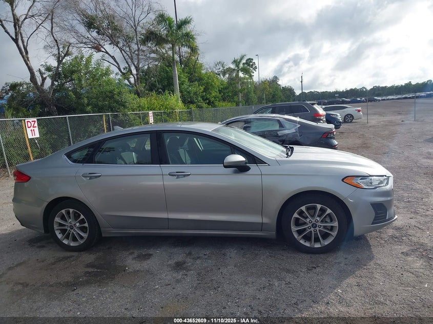 2020 Ford Fusion Hybrid Se VIN: 3FA6P0LU1LR184993 Lot: 43652609