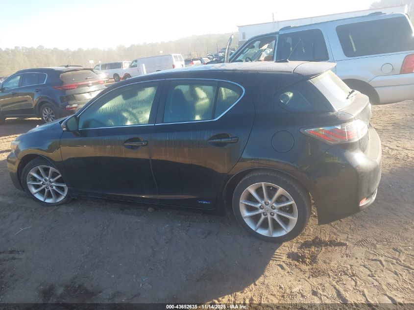 2012 Lexus Ct 200H VIN: JTHD5BH5C2061011 Lot: 43652635