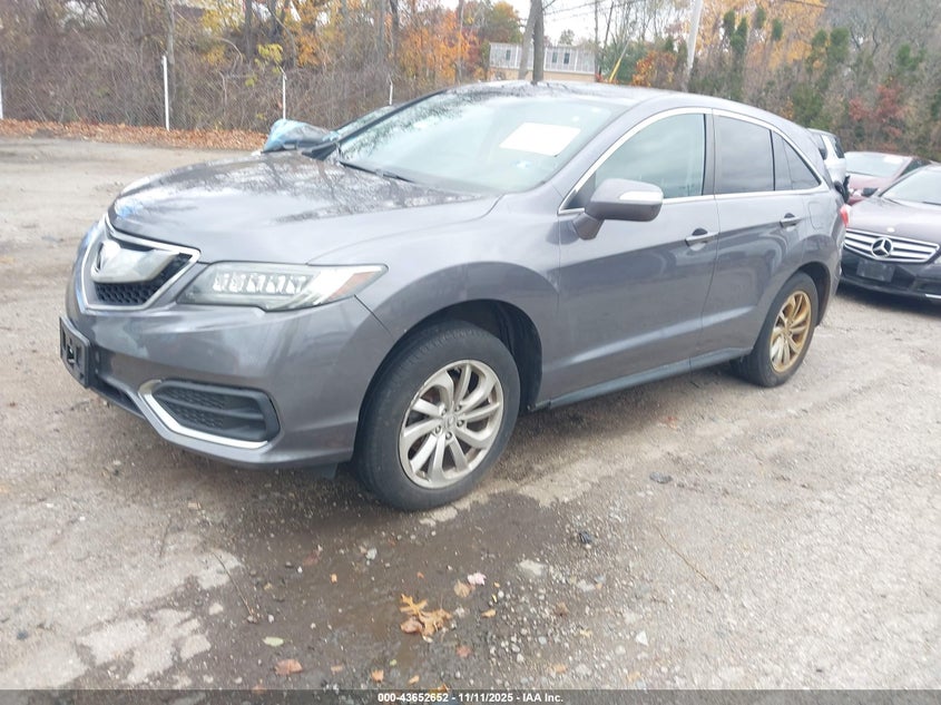5J8TB4H54HL001355 2017 ACURA RDX photo no. 2