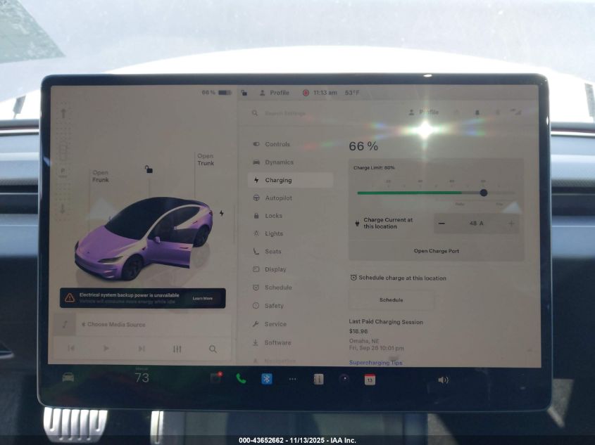 2024 Tesla Model 3 Performance All-Wheel Drive VIN: 5YJ3E1ET4RF830549 Lot: 43652662