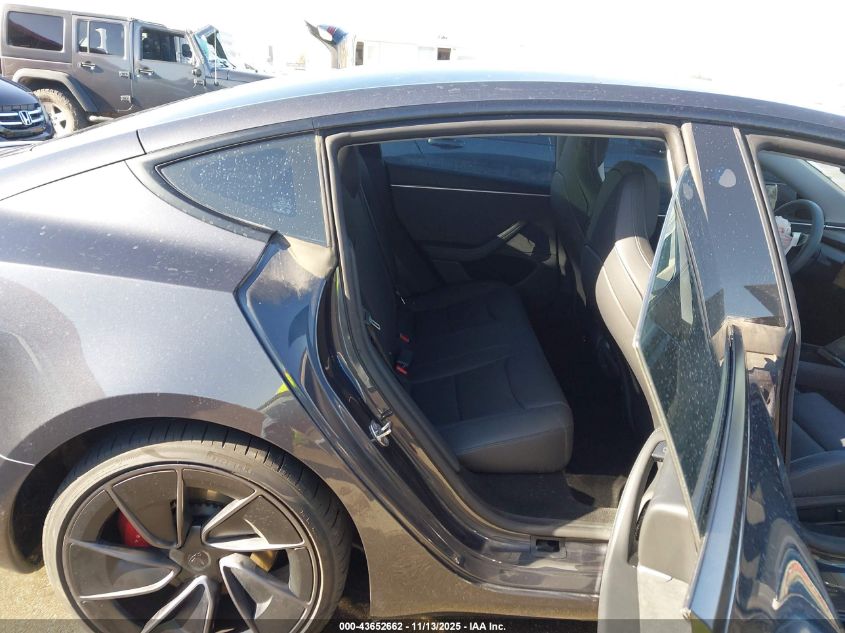 2024 Tesla Model 3 Performance All-Wheel Drive VIN: 5YJ3E1ET4RF830549 Lot: 43652662