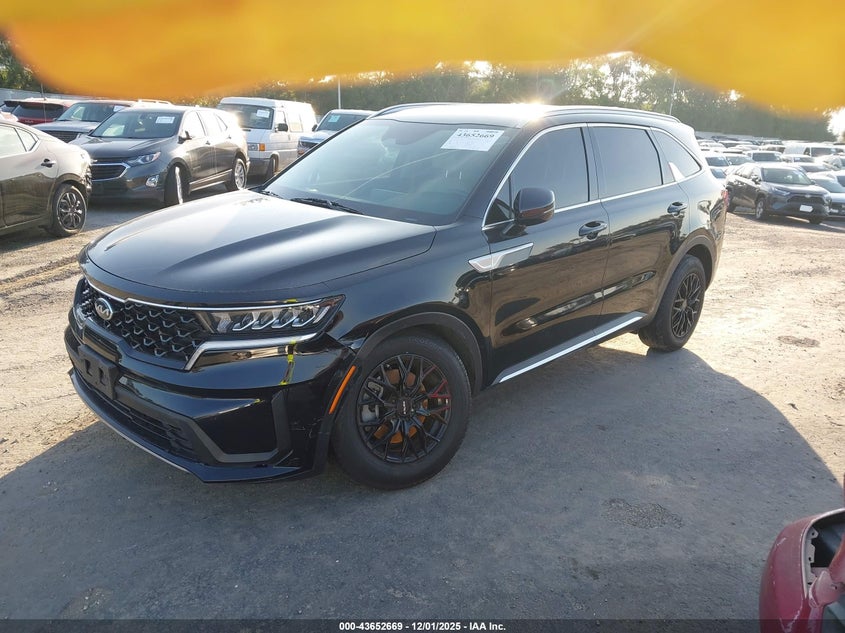Vin: kndrg4lgxm5054000, lot: 44147882, kia sorento hybrid s 20212