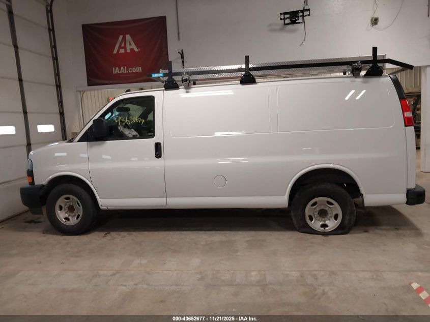 2023 Chevrolet Express Cargo Rwd 2500 Regular Wheelbase Wt VIN: 1GCWGAFP9P1132596 Lot: 43652677