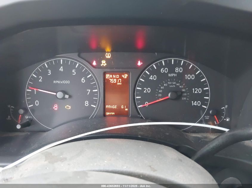 2017 Nissan Nv Cargo Nv2500 Hd Sv V6 VIN: 1N6BF0KY3HN807506 Lot: 43652693