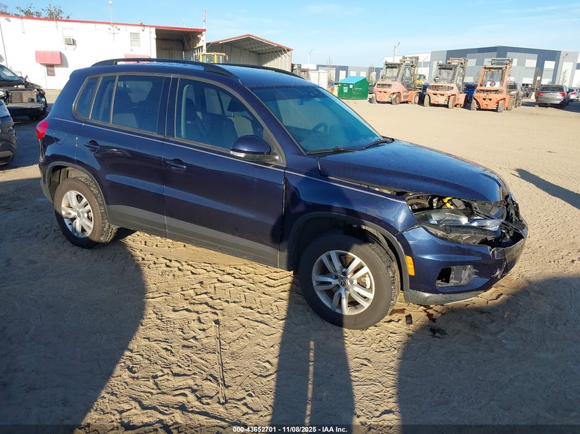 2016 VOLKSWAGEN TIGUAN S - WVGAV7AX5GW530770