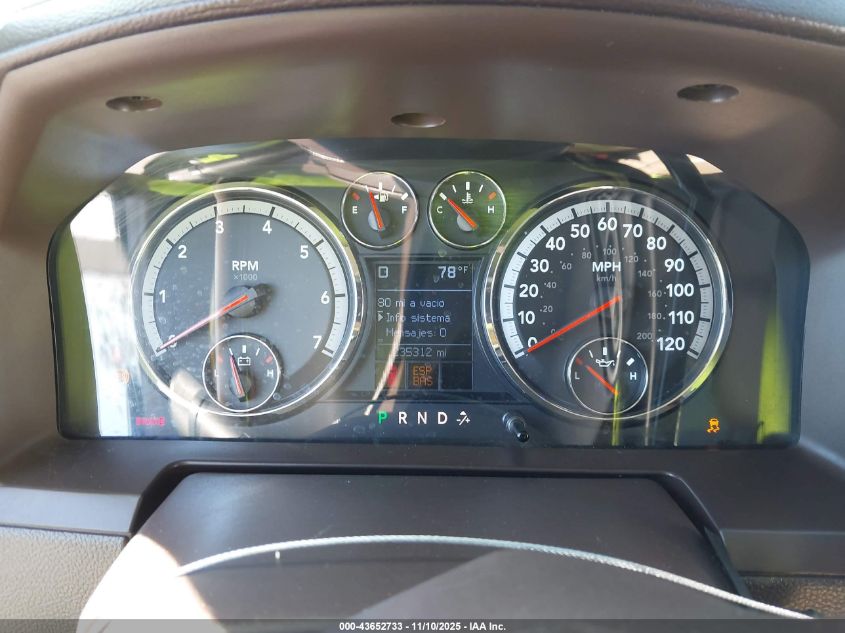 2009 Dodge Ram 1500 Laramie VIN: 1D3HB13T29S722183 Lot: 43652733