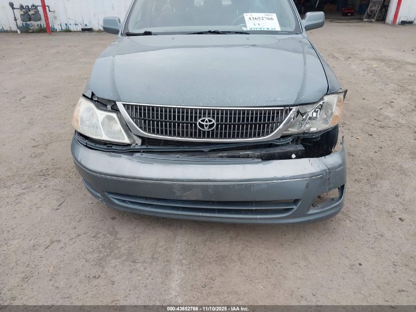 2000 Toyota Avalon Xl VIN: 4T1BF28B1YU054576 Lot: 43652766