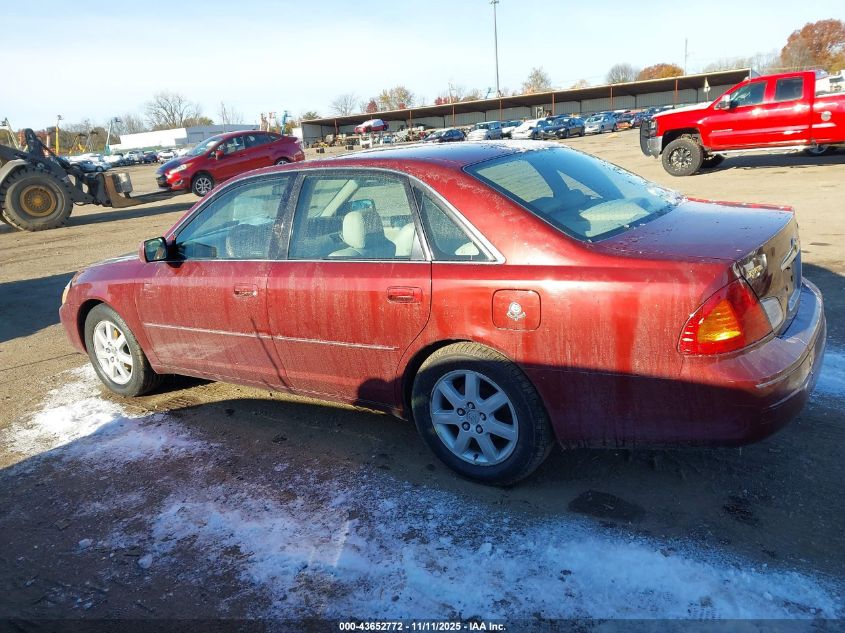 2001 Toyota Avalon Xls VIN: 4T1BF28B21U124561 Lot: 43652772