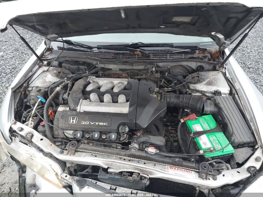 2001 Honda Accord 3.0 Ex VIN: 1HGCG16591A047218 Lot: 43652870