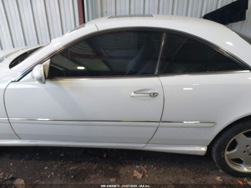 2002 Mercedes-Benz Cl 500 VIN: WDBPJ75J82A029232 Lot: 43652873