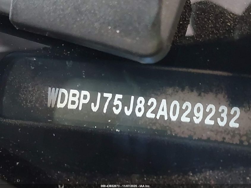 2002 Mercedes-Benz Cl 500 VIN: WDBPJ75J82A029232 Lot: 43652873