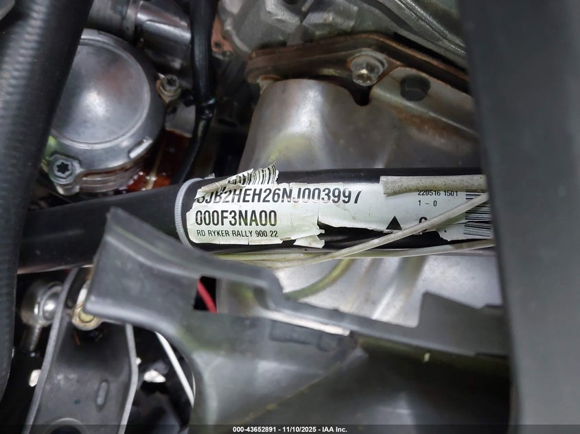2022 CAN-AM RYKER RALLY EDITION 3JB2HEH26NJ003997