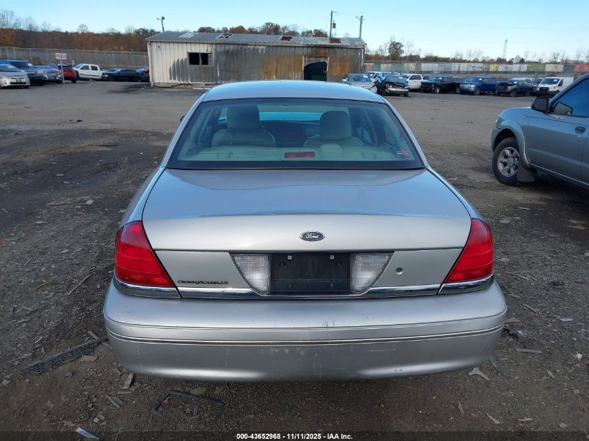 2004 Ford Crown Victoria Lx VIN: 2FAFP74W64X129693 Lot: 43652968
