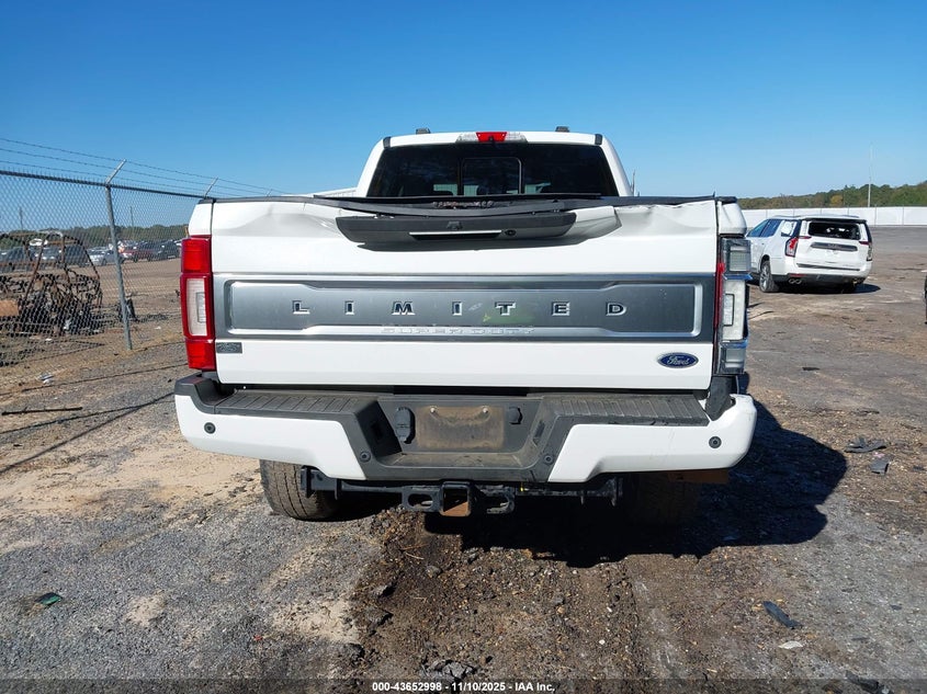 2020 Ford F-250 Limited VIN: 1FT8W2BT8LEE75407 Lot: 43652998