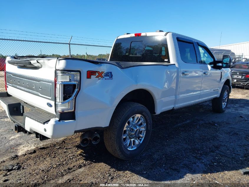 2020 Ford F-250 Limited VIN: 1FT8W2BT8LEE75407 Lot: 43652998