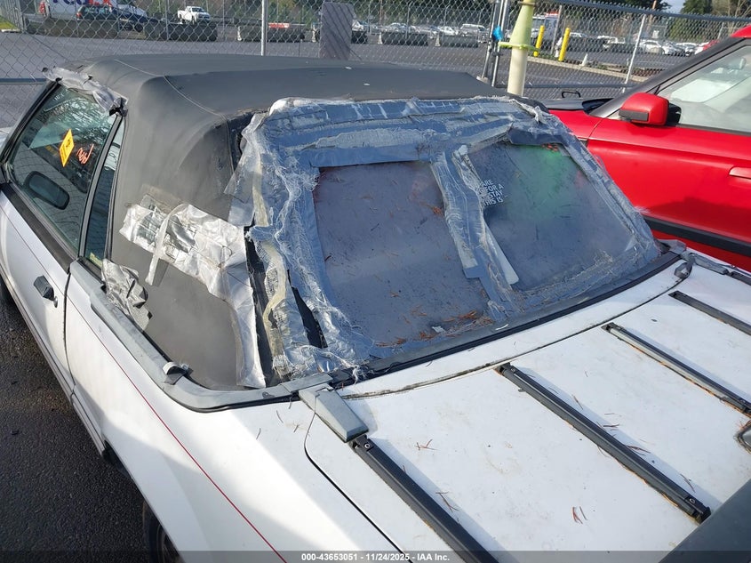 1992 Ford Mustang Lx VIN: 1FACP44M1NF123345 Lot: 43653051