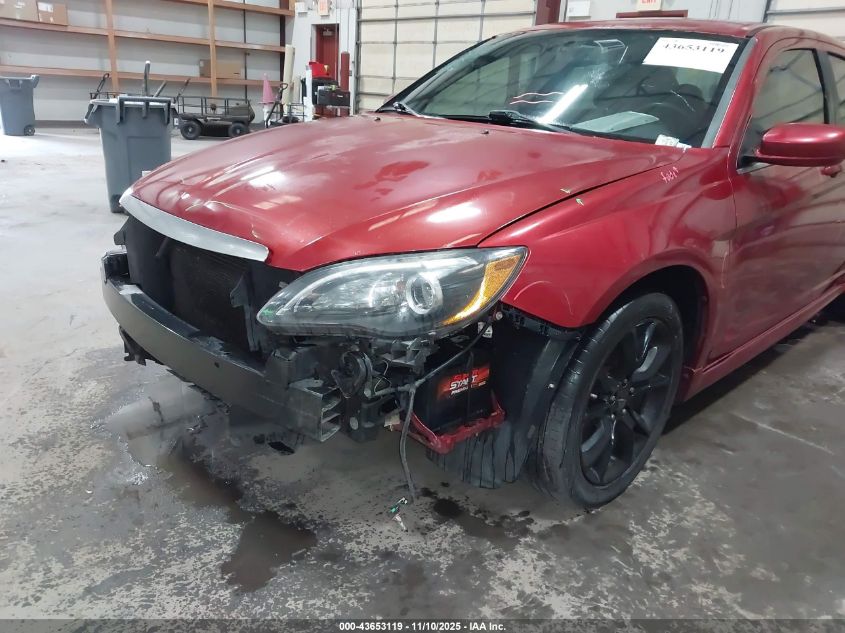 2013 Chrysler 200 Limited VIN: 1C3CCBCGXDN729287 Lot: 43653119