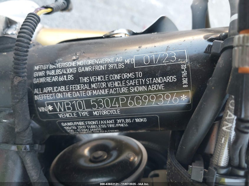 2023 BMW R NINE T WB10L5304P6G99396