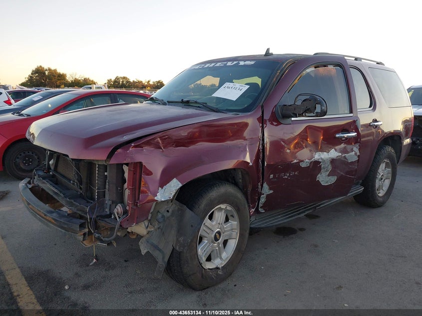 2008 Chevrolet Tahoe Ls VIN: 1GNFC13C28R172297 Lot: 43653134