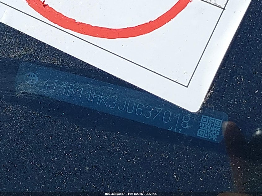 2018 TOYOTA CAMRY SE - 4T1B11HK3JU637018