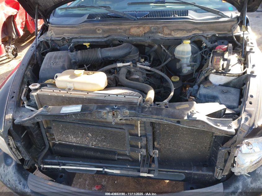 2002 Dodge Ram 1500 St VIN: 1D7HU18ZX2S650192 Lot: 43653190