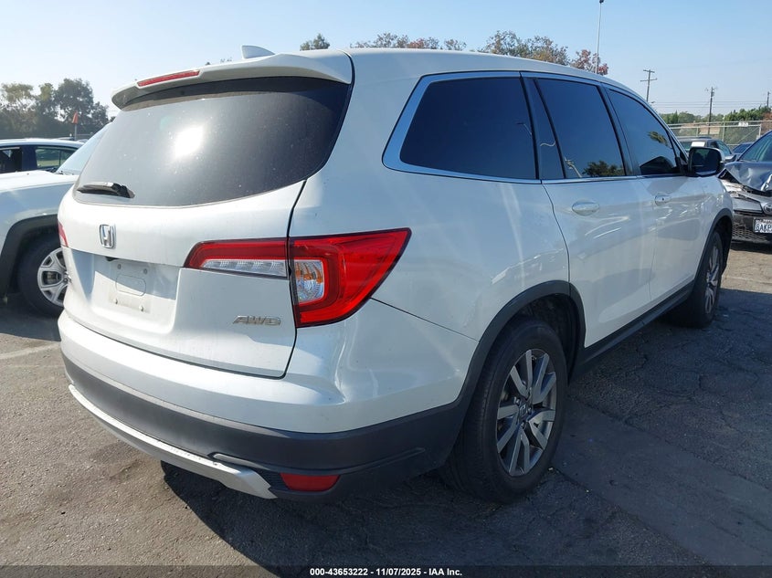 2020 HONDA PILOT AWD EX-L - 5FNYF6H55LB058552