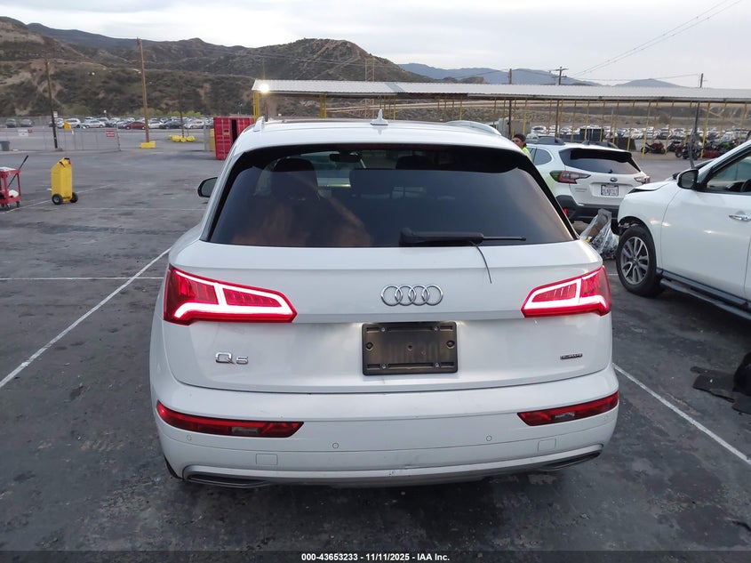 2019 Audi Q5 45 Premium VIN: WA1BNAFY4K2049328 Lot: 43653233