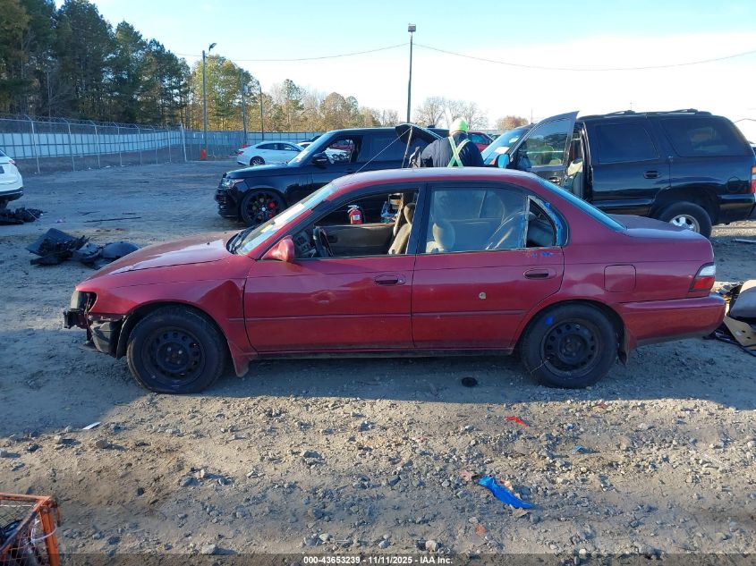1997 Toyota Corolla Dx VIN: 2T1BB02E6VC184000 Lot: 43653239